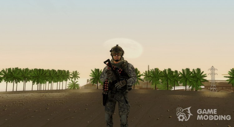 Modern Warfare 2 Soldier 8 для GTA San Andreas