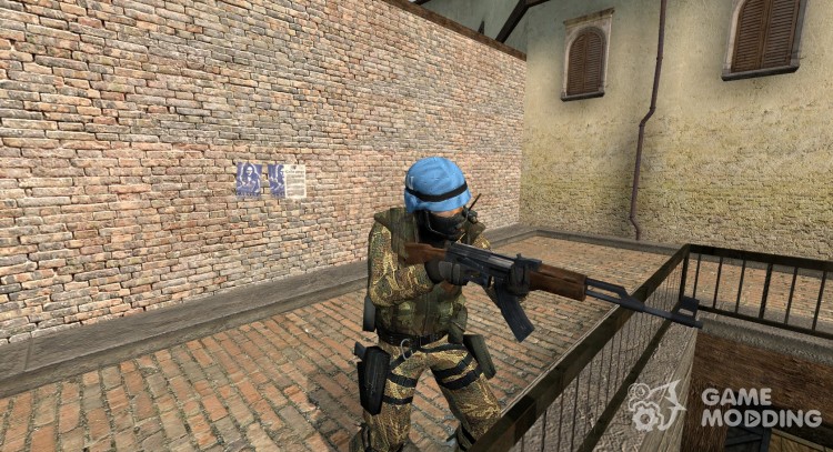 Urban UN Spanish Soldiers detailed for Counter-Strike Source