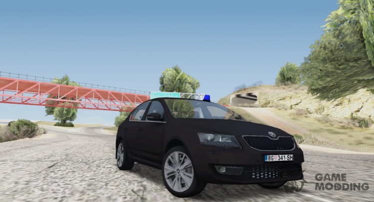 Skoda Octavia Policija para GTA San Andreas