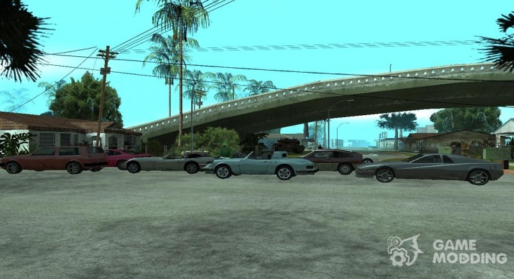 Spawn sports cars on the keys for GTA San Andreas