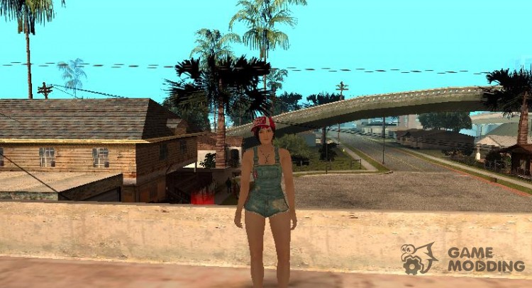 Dead Or Alive 5 Milà Overalls para GTA San Andreas