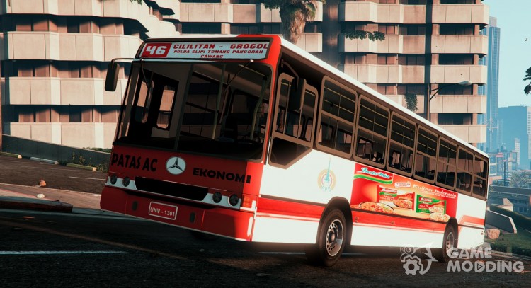 Bus PPD Old Jakarta Transportation para GTA 5