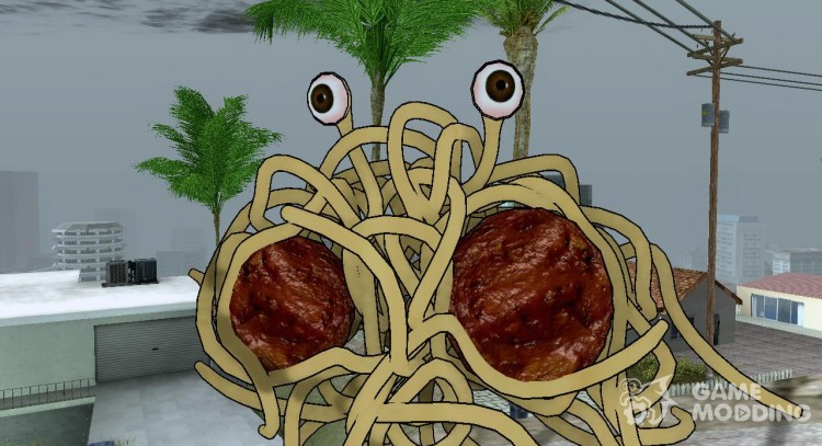 The Flying Spaghetti Monster for GTA San Andreas