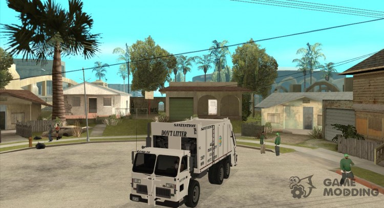 Camión de la basura de GTA 4 para GTA San Andreas