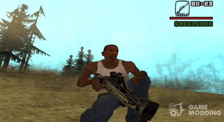 Alien combat shotgun for GTA San Andreas