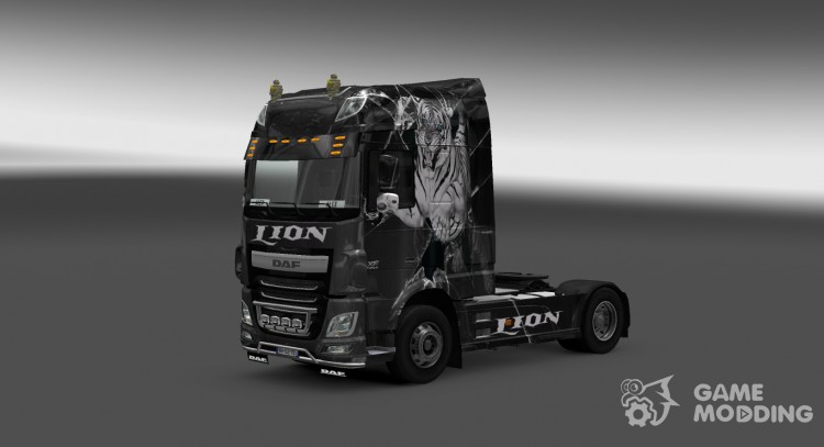 Skin for DAF XF Euro 6 Lion for Euro Truck Simulator 2