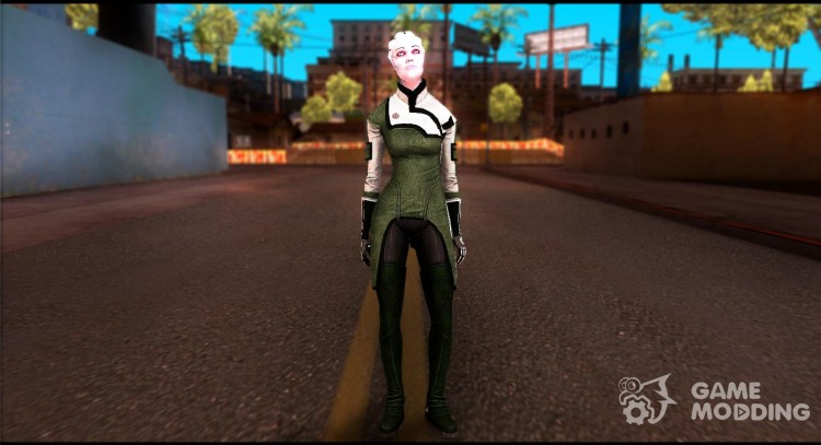 Liara T Soni Scientist Suit from Mass Effect для GTA San Andreas