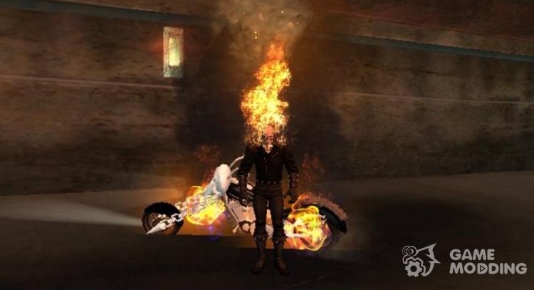 Ghost Rider mod 1.9 для GTA San Andreas
