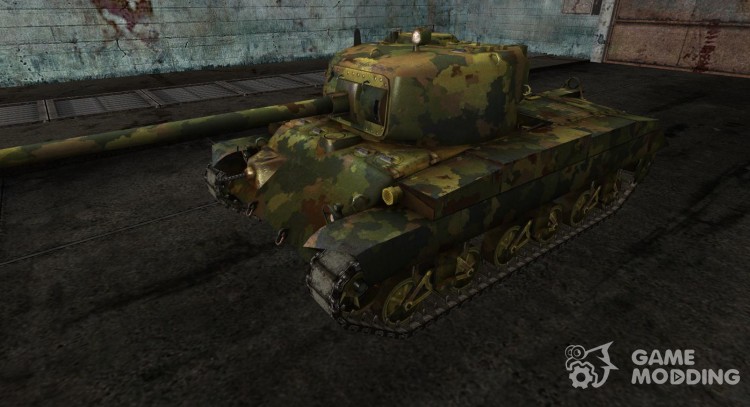 Skin for T20 jungle ghost for World Of Tanks