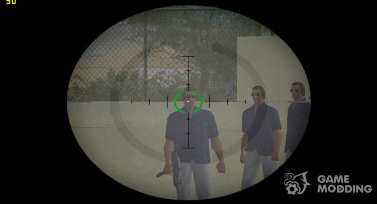 Оптический прицел из GTA V v.2 для GTA Vice City