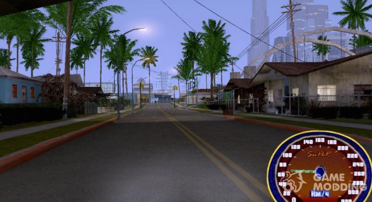 NeW spedometr V.1 для GTA San Andreas