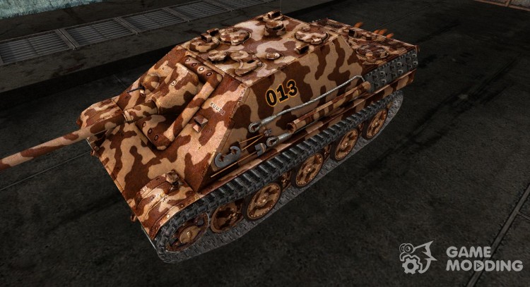 Skin for JagdPanther No. 60 for World Of Tanks