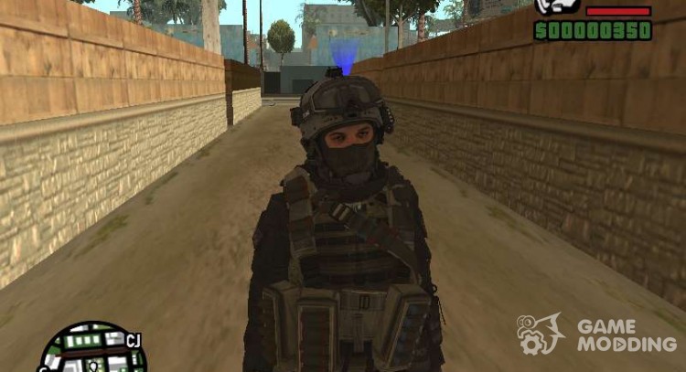 Pak skins on military theme for GTA San Andreas