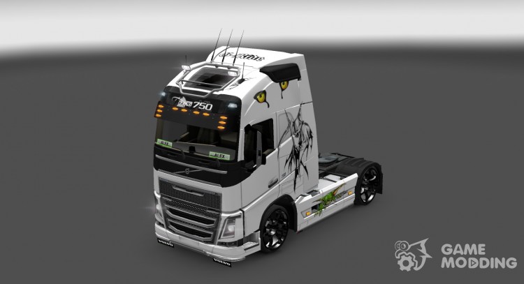 Skin Volvo FH Fantazy para Euro Truck Simulator 2