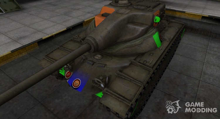 High-quality skin for T54E1 for World Of Tanks