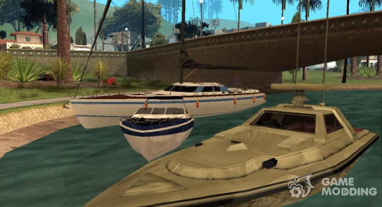 Пак водного трансрорта из других игр v.1 от Vone для GTA San Andreas