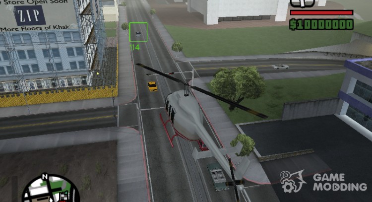 El lanzamiento de misiles con автонаведением para GTA San Andreas