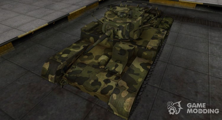 Skin for t-46 with camouflage for World Of Tanks