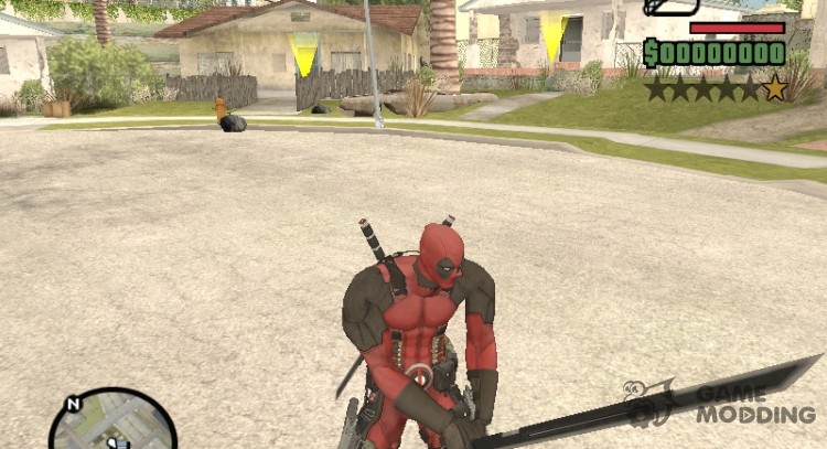 La espada de juego de Deadpool para GTA San Andreas
