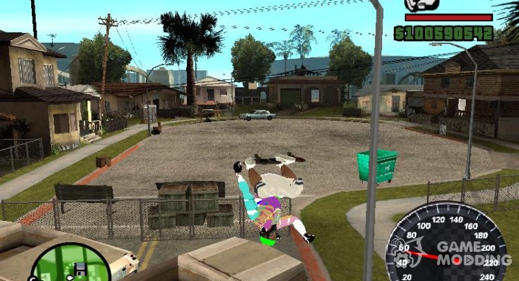 Новый спидометр для GTA San Andreas