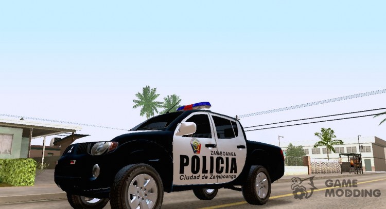 Mitsubishi L200 POLICIA для GTA San Andreas