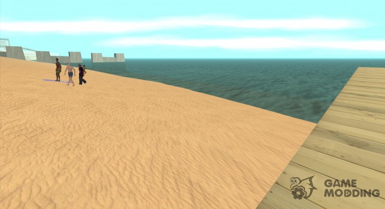 Текстуры района Восточный пляж для GTA San Andreas