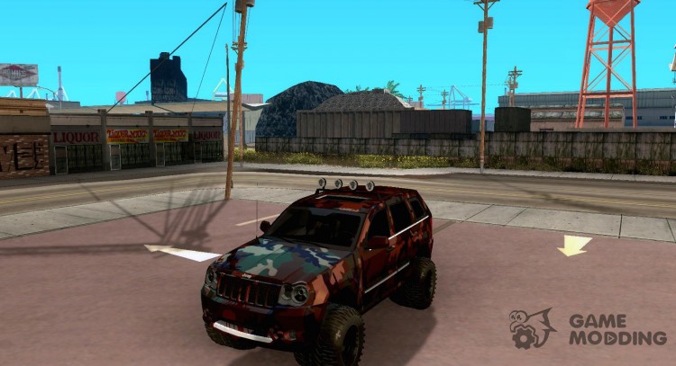 Jeep Grand Cherokee SRT8 Camo для GTA San Andreas