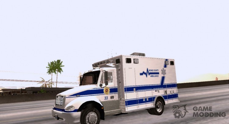 Freightliner Bone County Police Fire Medical для GTA San Andreas