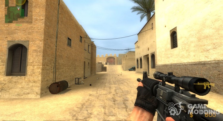 Scoped M4 skin for Counter-Strike Source