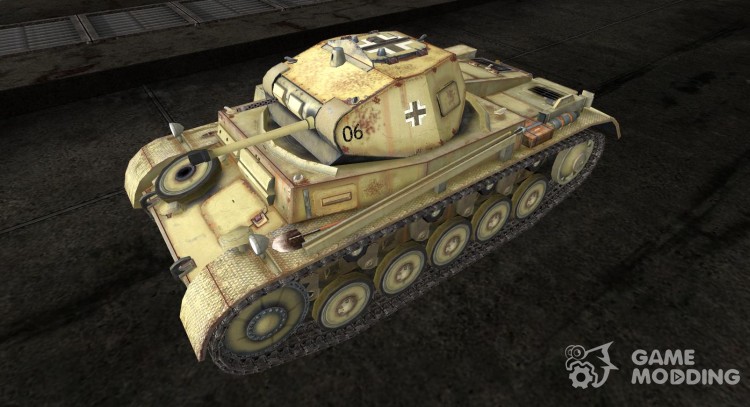 Skin for the Panzer II Africa for World Of Tanks