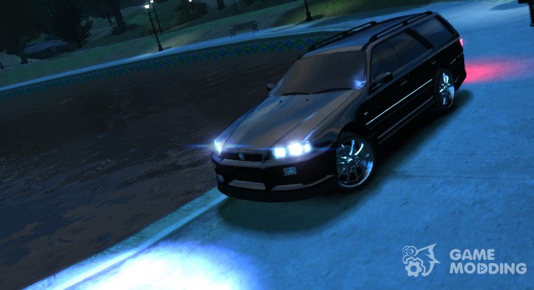 Nissan Stagea R34 GT-R [Light Tuning] for GTA 4