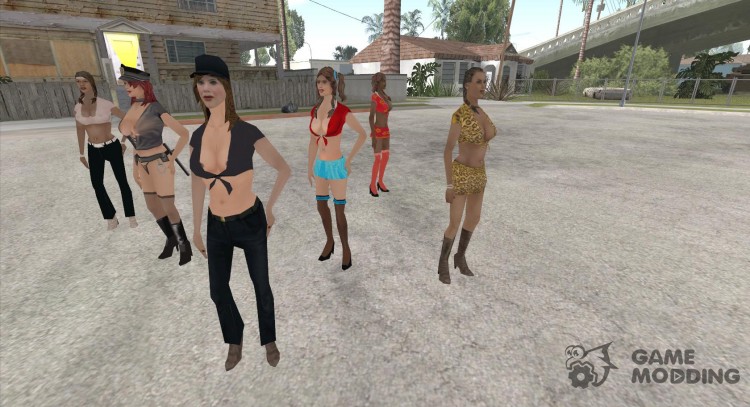 New Girlfriends Mod for GTA San Andreas