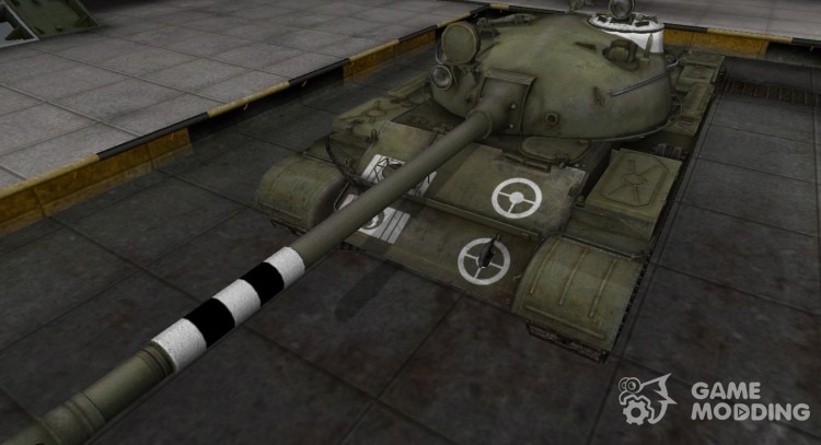 La zona de ruptura de contorno para el T-62A para World Of Tanks