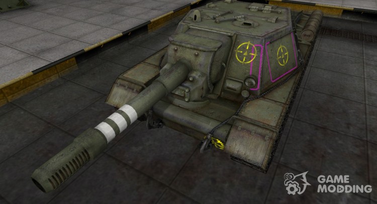 Контурные зоны пробития СУ-152 для World Of Tanks