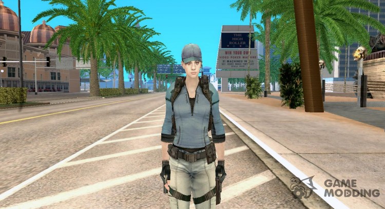 Jill Valentine из RE5 для GTA San Andreas