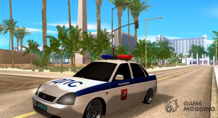 LADA 2170 police for GTA San Andreas