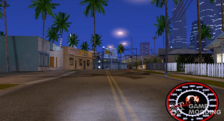 Спидометр Disturbed для GTA San Andreas