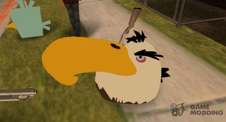 La poderosa águila de Angry Birds para GTA San Andreas