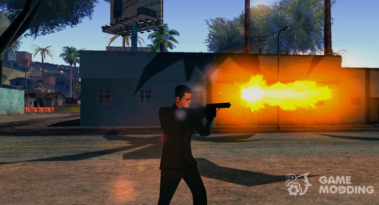 Новый эффекты при стрельбе для GTA San Andreas