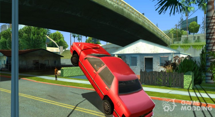 Возможность поднять машину на дыбы для GTA San Andreas