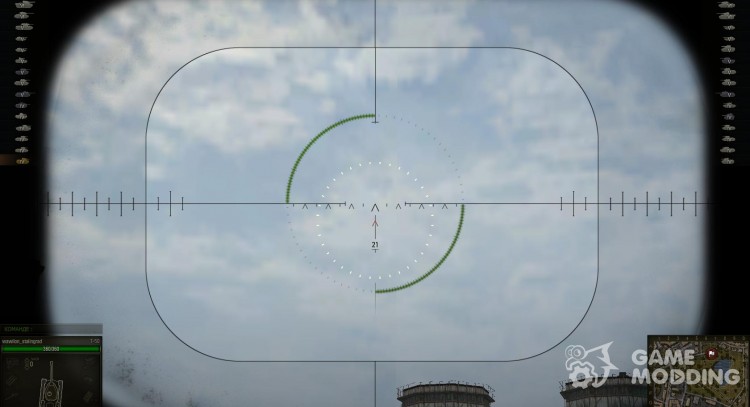 Sniper scope from RUSH for World Of Tanks