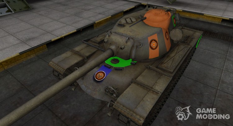 High-quality skin for T110E5 for World Of Tanks