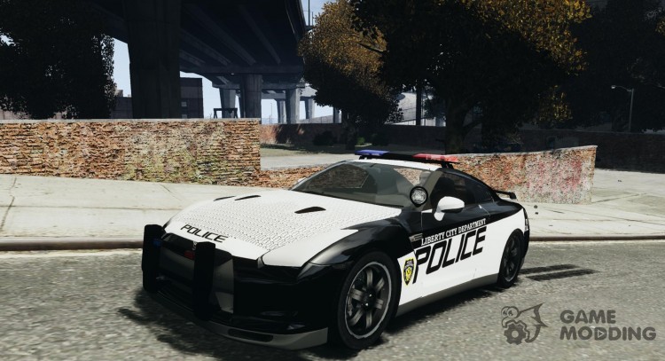 Nissan GT-R R35 Police for GTA 4