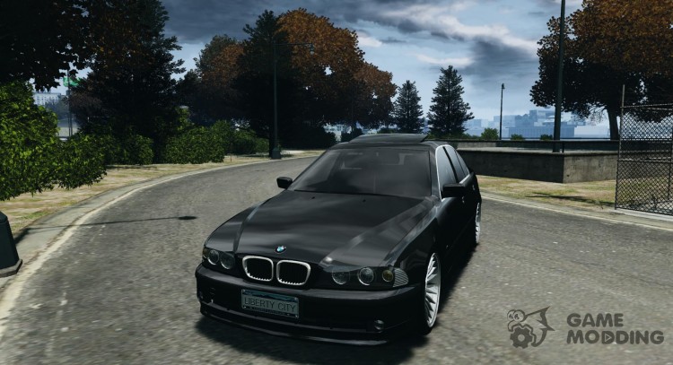 BMW 530I E39 stock chrome wheels for GTA 4