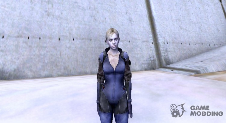 Jill con el traje de combate para GTA San Andreas