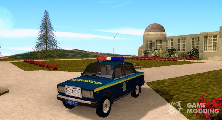 ВАЗ-2107 Державтоінспекція для GTA San Andreas
