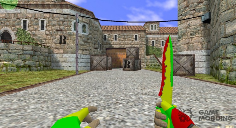 Jamaican knife 2012 for Counter Strike 1.6