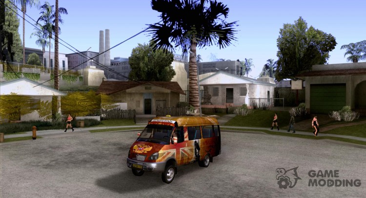 ГАЗель кульная обезбашенная для GTA San Andreas