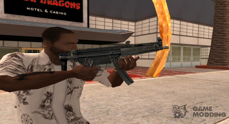 Оригинальный mp5 в HD для GTA San Andreas