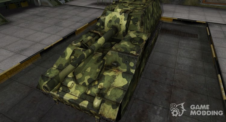 Скин для СУ-14 с камуфляжем для World Of Tanks